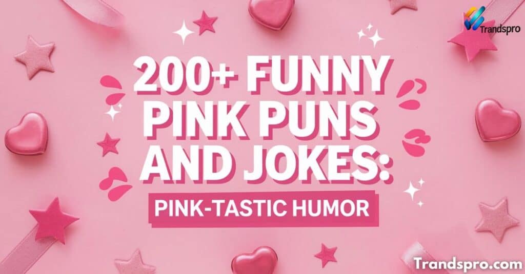 200+ Funny Pink Puns and Jokes: Pink-tastic Humor