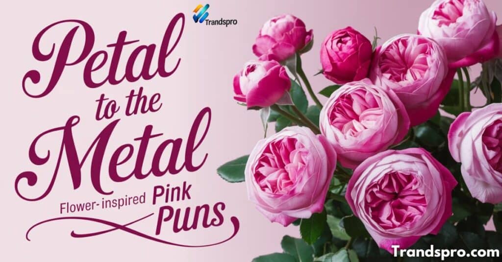 Petal to the Metal Flower-Inspired Pink Puns