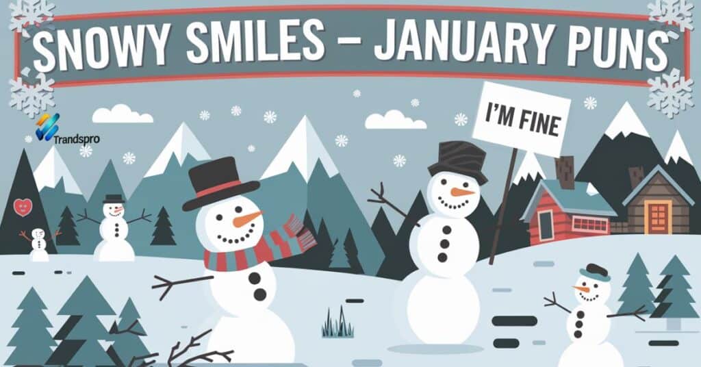 Snowy Smiles – Lighthearted January Puns