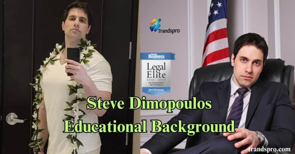 Steve Dimopoulos Educational Background